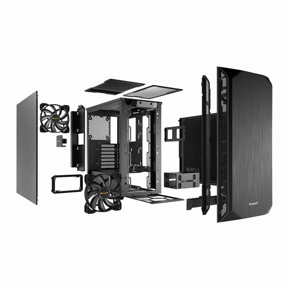 (image for) be quiet! Pure Base 500 Black Mid Tower PC Gaming Case